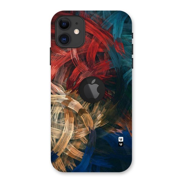 Artsy Colors Back Case for iPhone 11 Logo Cut