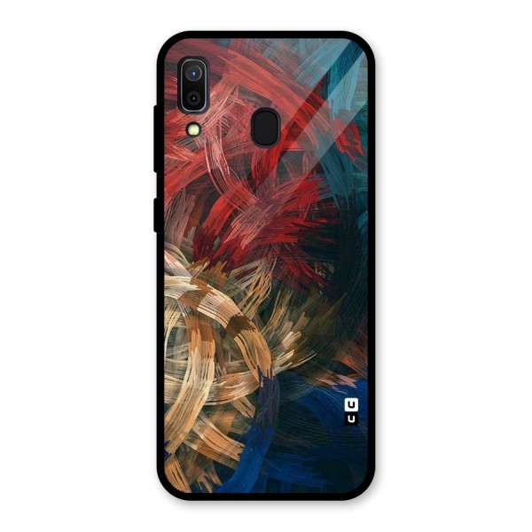 Artsy Colors Glass Back Case for Galaxy A30