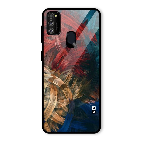 Artsy Colors Glass Back Case for Galaxy M21