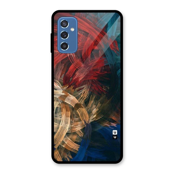 Artsy Colors Glass Back Case for Galaxy M52 5G
