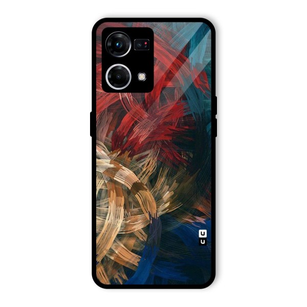 Artsy Colors Glass Back Case for Oppo F21 Pro 4G