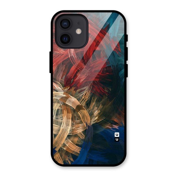 Artsy Colors Glass Back Case for iPhone 12