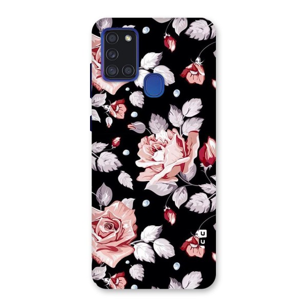 Artsy Floral Back Case for Galaxy A21s