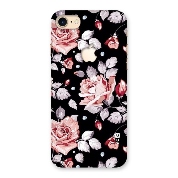 Artsy Floral Back Case for iPhone 7 Apple Cut