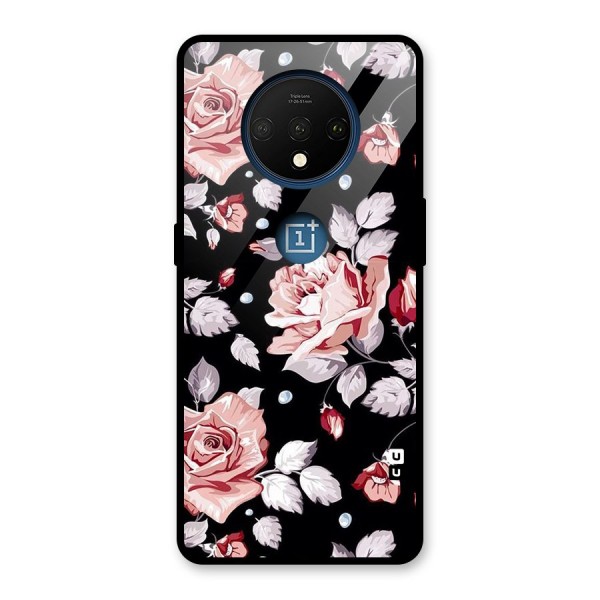 Artsy Floral Glass Back Case for OnePlus 7T