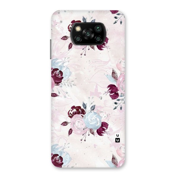 Artsy Florasy Back Case for Poco X3
