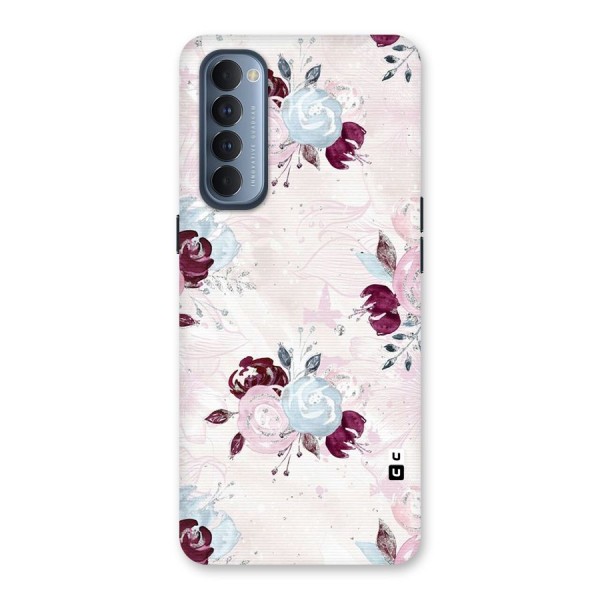 Artsy Florasy Back Case for Reno4 Pro