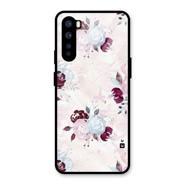 Artsy Florasy Glass Back Case for OnePlus Nord