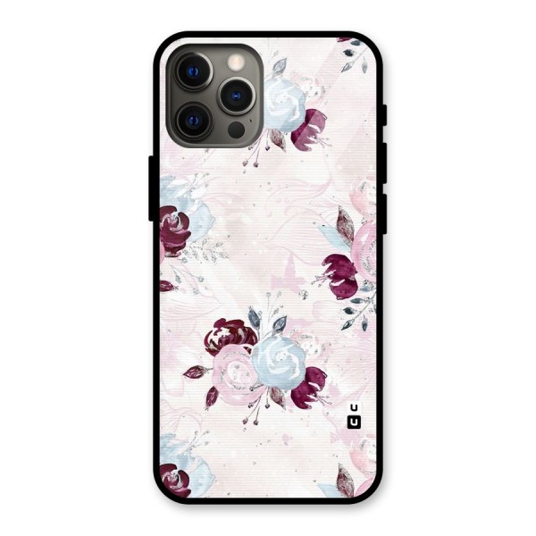Artsy Florasy Glass Back Case for iPhone 12 Pro Max