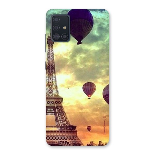 Artsy Hot Balloon And Tower Back Case for Galaxy A51