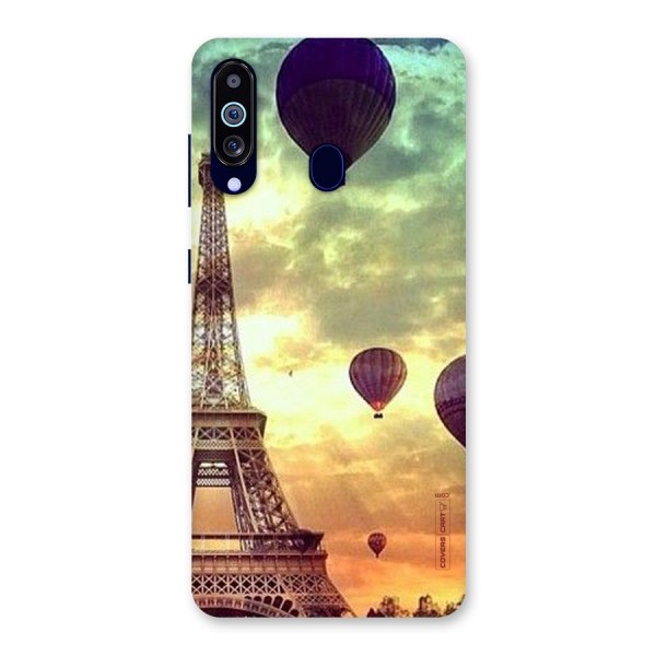 Artsy Hot Balloon And Tower Back Case for Galaxy M40