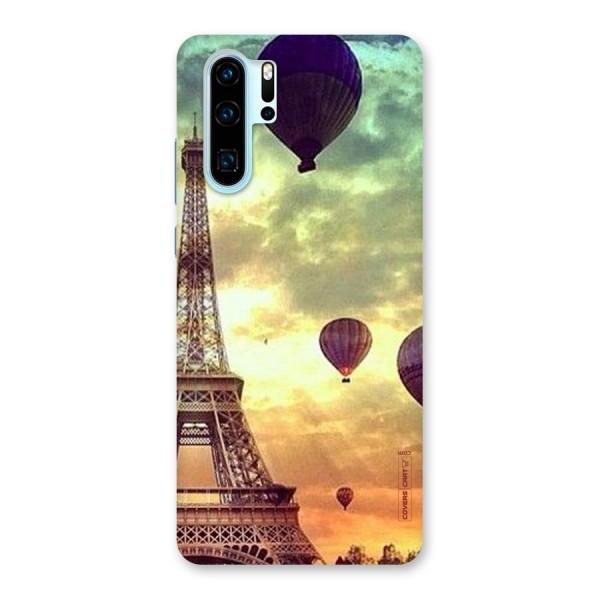 Artsy Hot Balloon And Tower Back Case for Huawei P30 Pro