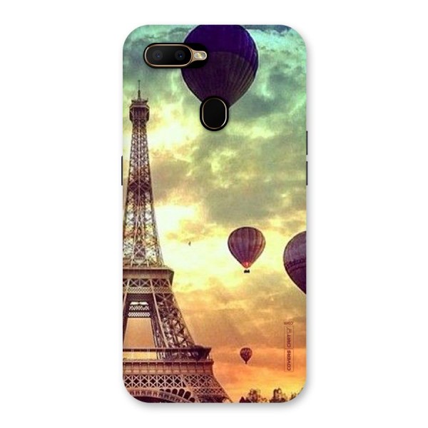 Artsy Hot Balloon And Tower Back Case for Oppo A5s