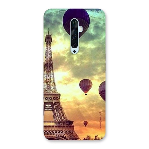 Artsy Hot Balloon And Tower Back Case for Oppo Reno2 F