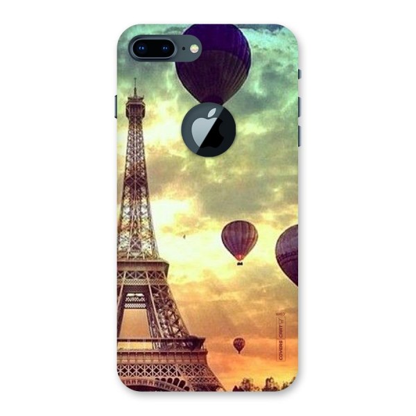 Artsy Hot Balloon And Tower Back Case for iPhone 7 Plus Logo Cut