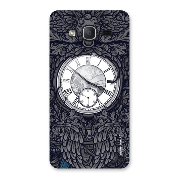 Artsy Wall Clock Back Case for Galaxy On7 Pro