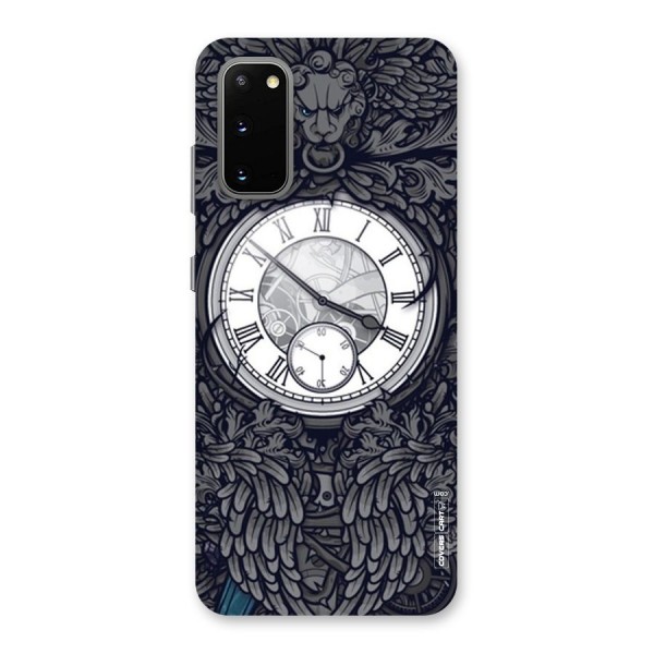 Artsy Wall Clock Back Case for Galaxy S20