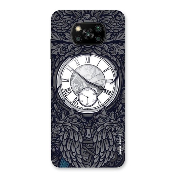 Artsy Wall Clock Back Case for Poco X3