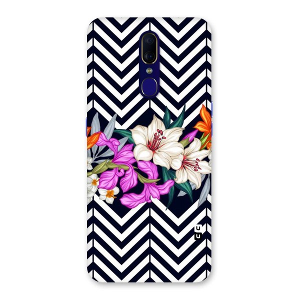Artsy ZigZag Floral Back Case for Oppo F11