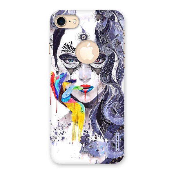Astonishing Artwork Back Case for iPhone 7 Logo Cut