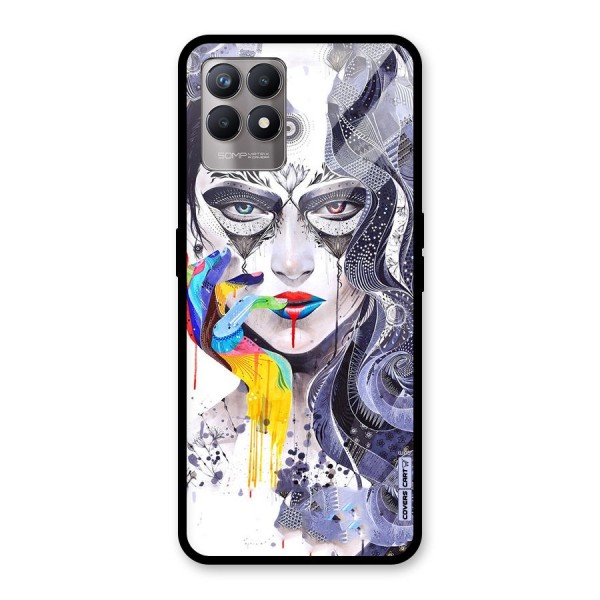 Astonishing Artwork Glass Back Case for Realme 8i