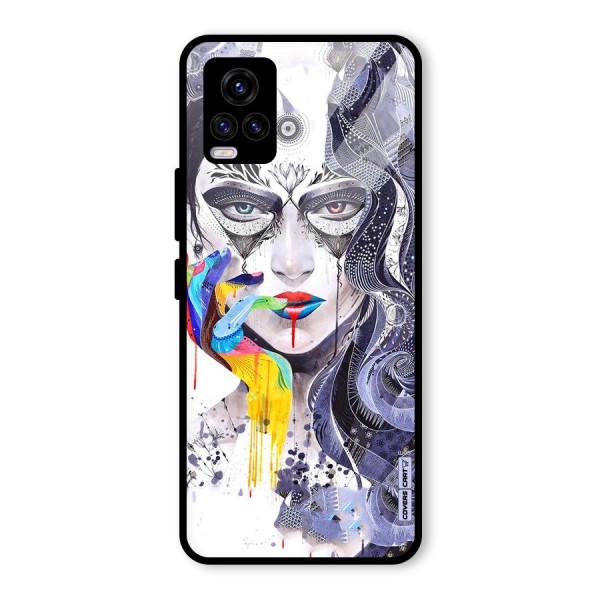 Astonishing Artwork Glass Back Case for Vivo V20