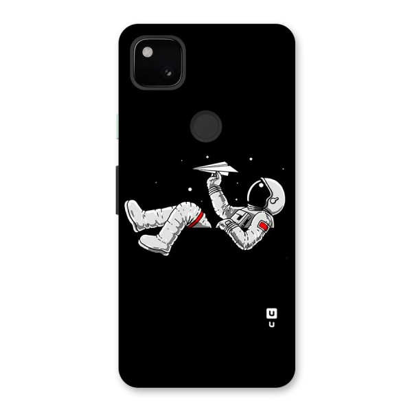 Astronaut Aeroplane Back Case for Google Pixel 4a