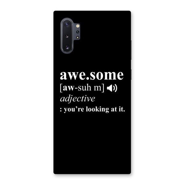 Awesome Looking at it Back Case for Galaxy Note 10 Plus