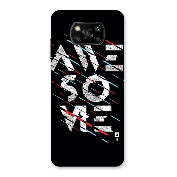 Awesome Me Back Case for Poco X3