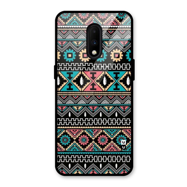 Aztec Beautiful Creativity Glass Back Case for OnePlus 7