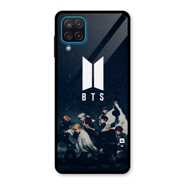 BTS Army All Glass Back Case for Galaxy A12