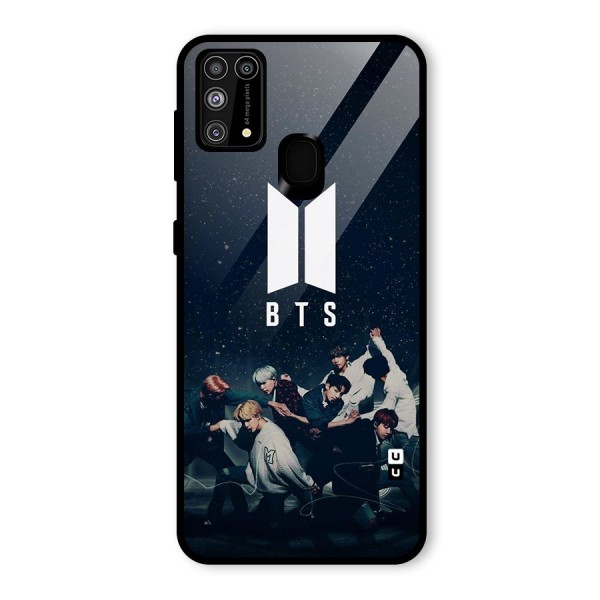BTS Army All Glass Back Case for Galaxy M31
