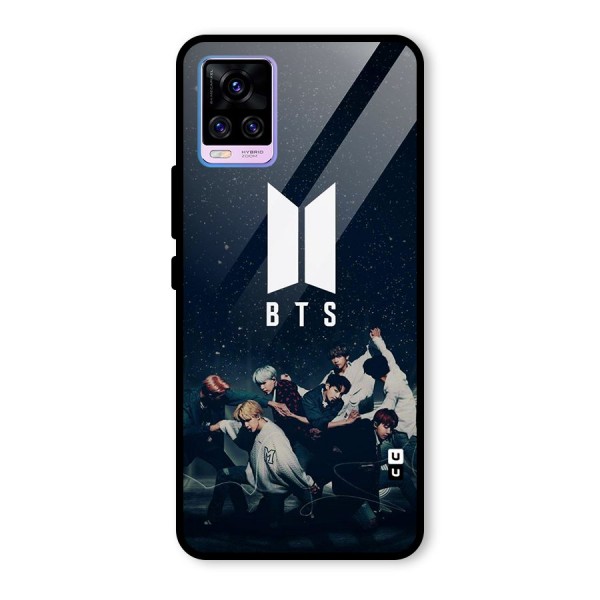 BTS Army All Glass Back Case for Vivo V20 Pro