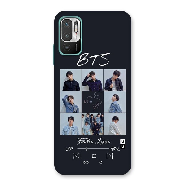 BTS Fake Love Back Case for Redmi Note 10T 5G