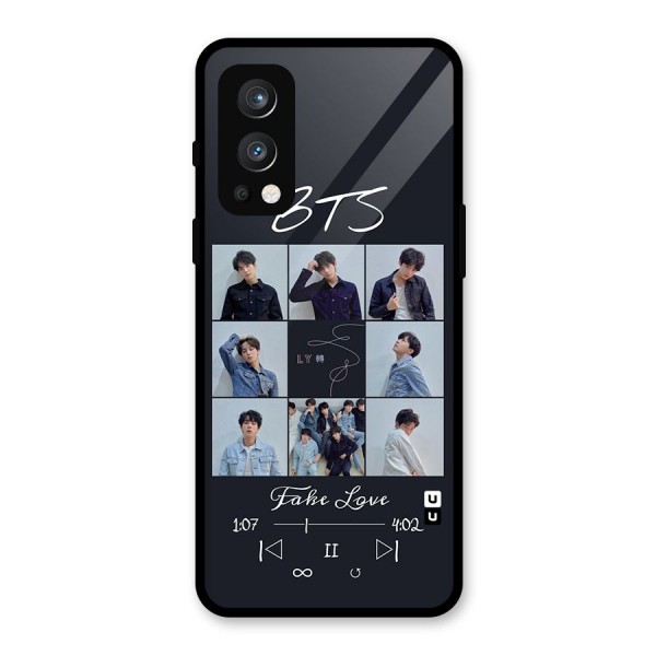 BTS Fake Love Glass Back Case for OnePlus Nord 2 5G