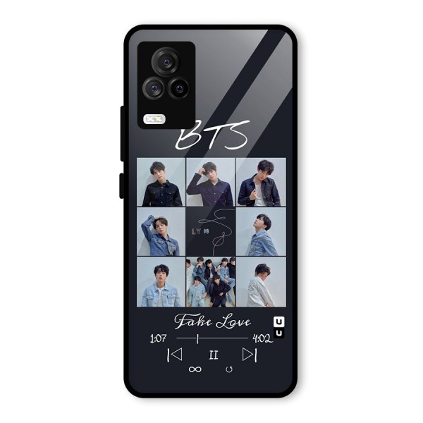BTS Fake Love Glass Back Case for Vivo iQOO 7 Legend 5G