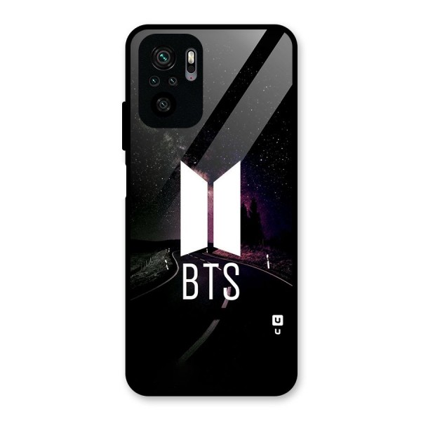 BTS Night Sky Glass Back Case for Redmi Note 10
