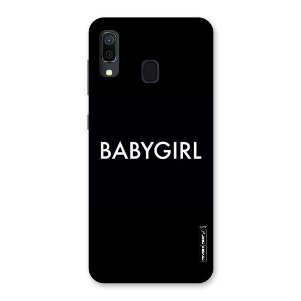 Baby Girl Back Case for Galaxy A20