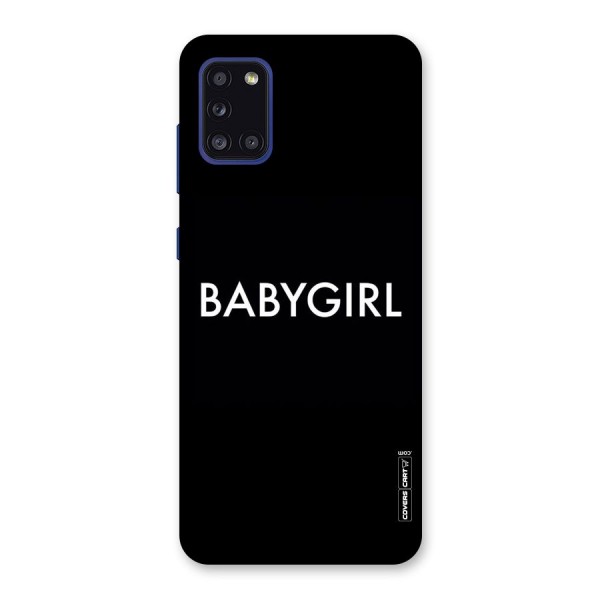 Baby Girl Back Case for Galaxy A31