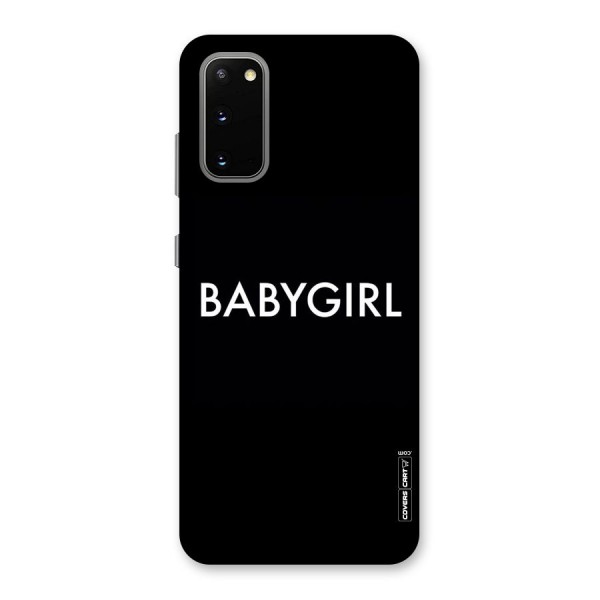 Baby Girl Back Case for Galaxy S20