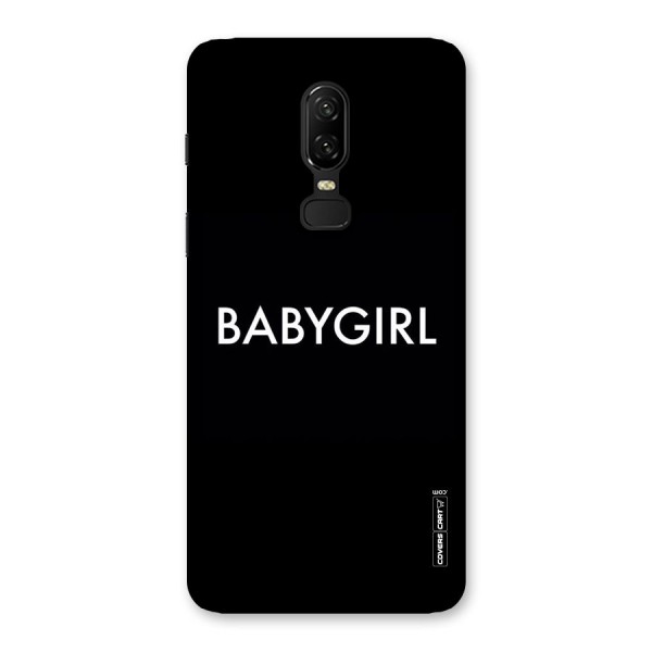Baby Girl Back Case for OnePlus 6