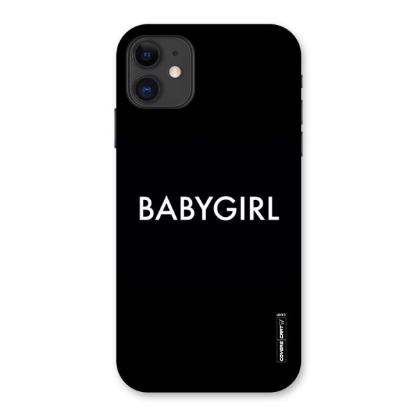 Baby Girl Back Case for iPhone 11