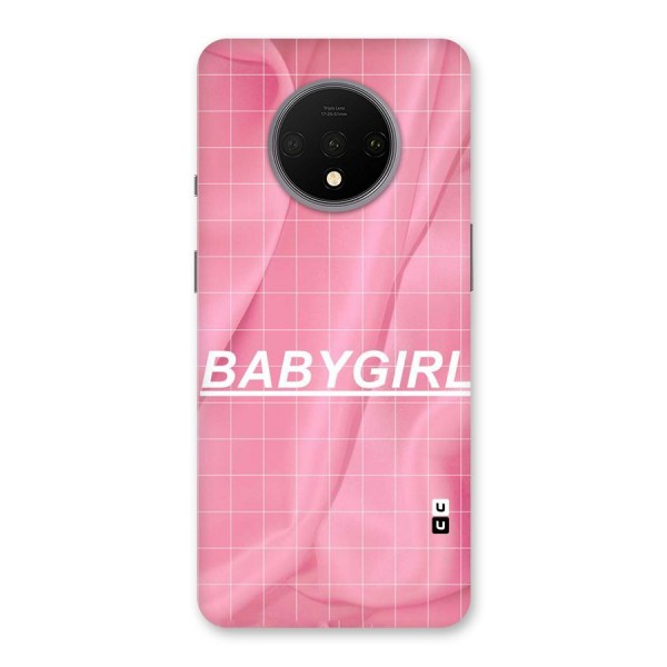 Baby Girl Check Back Case for OnePlus 7T