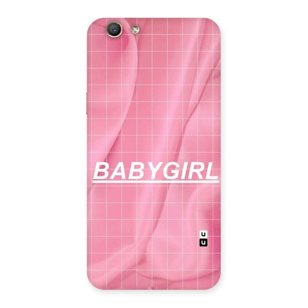 Baby Girl Check Back Case for Oppo A59