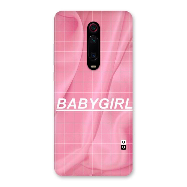 Baby Girl Check Back Case for Redmi K20 Pro
