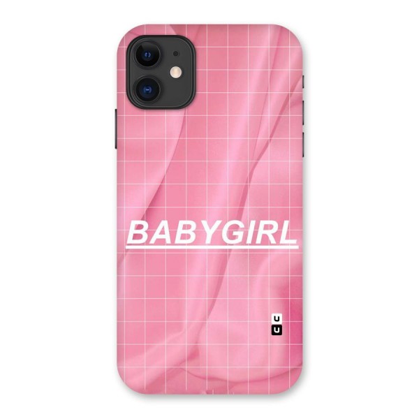 Baby Girl Check Back Case for iPhone 11