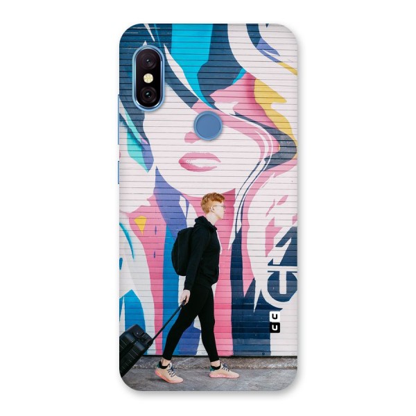 Backpacker Back Case for Redmi Note 6 Pro