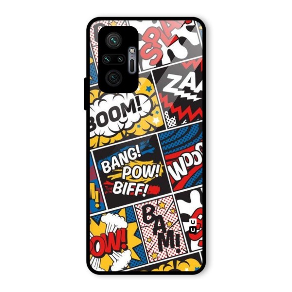 Bam Pattern Glass Back Case for Redmi Note 10 Pro Max