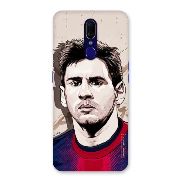 Barca King Messi Back Case for Oppo A9