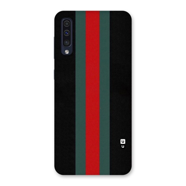 Basic Colored Stripes Back Case for Galaxy A50